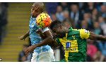 Manchester City 2 - 1 Norwich City (Ngoại Hạng Anh 2015-2016, vòng 11)