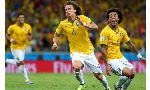 Brazil 2 - 1 Colombia (World Cup 2014, vòng tứ kết)